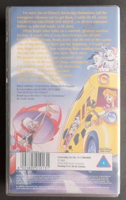 Dalmation Vacation (VHS)