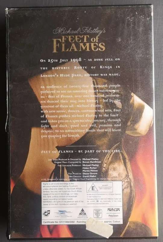 Michael Flatleys Feet of Flames (VHS)