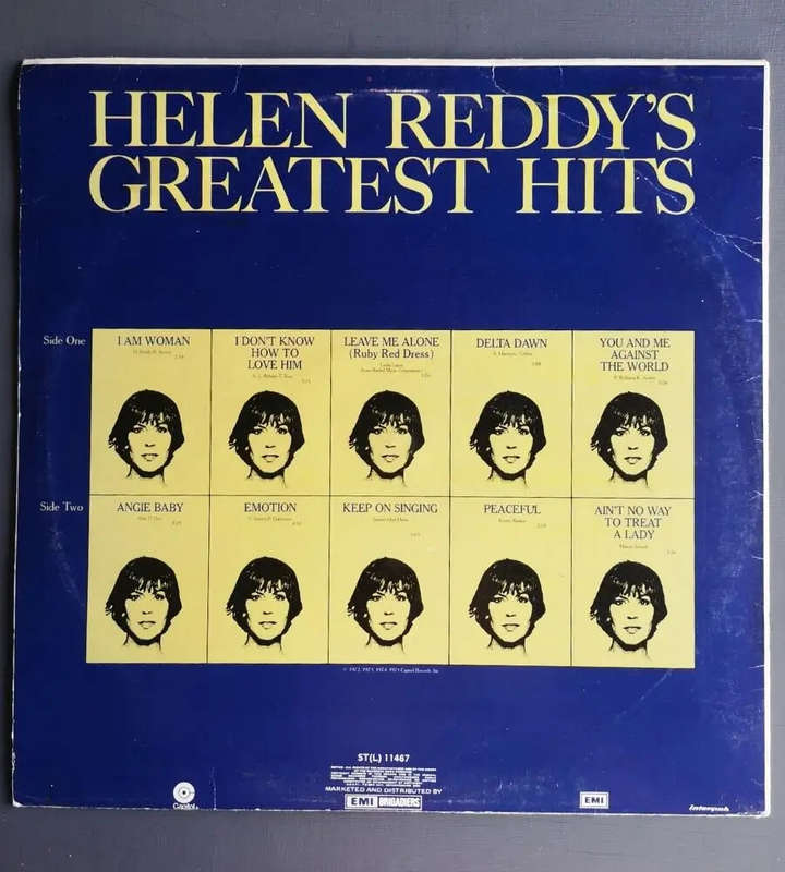 Helen Reddy's Greatest Hits (Vinyl LP)