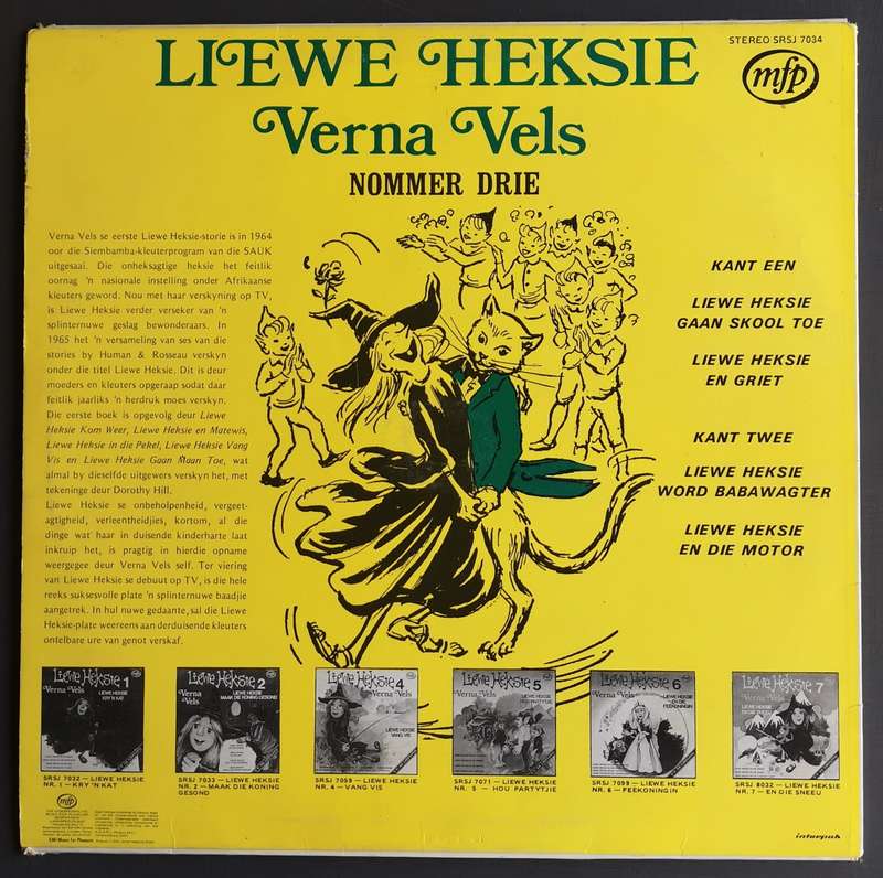 Verna Vels - Liewe Heksie Nommer Drie (Vinyl LP)