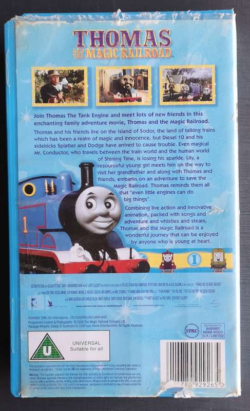 Thomas and the magic railroad (VHS)
