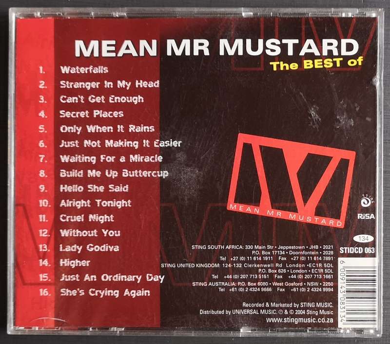 The Best of Mean Mr Mustard (CD)