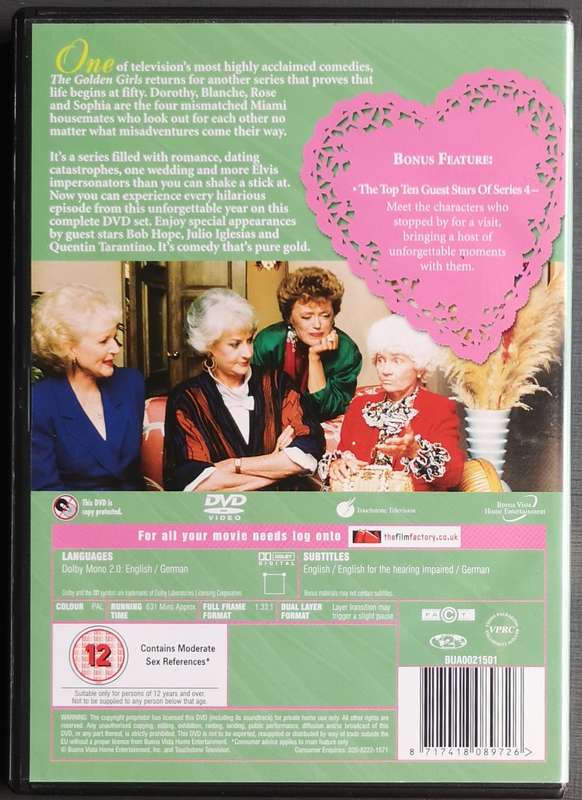 Golden Girls Season 4 (DVD)