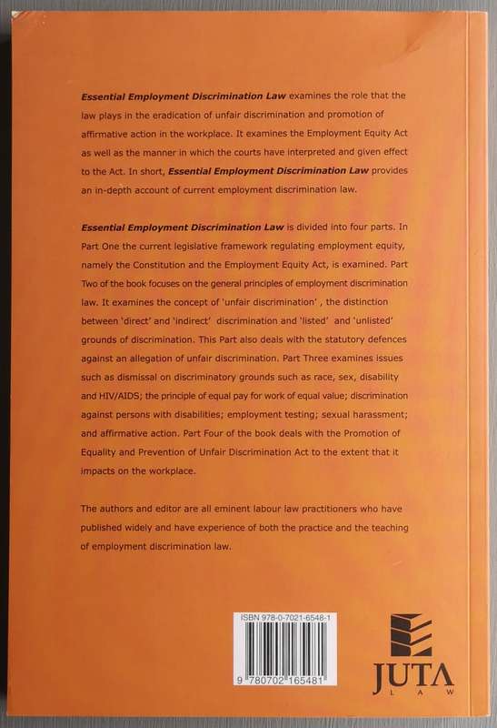 Essential Employment Discrimination Law - O.C. Dupper