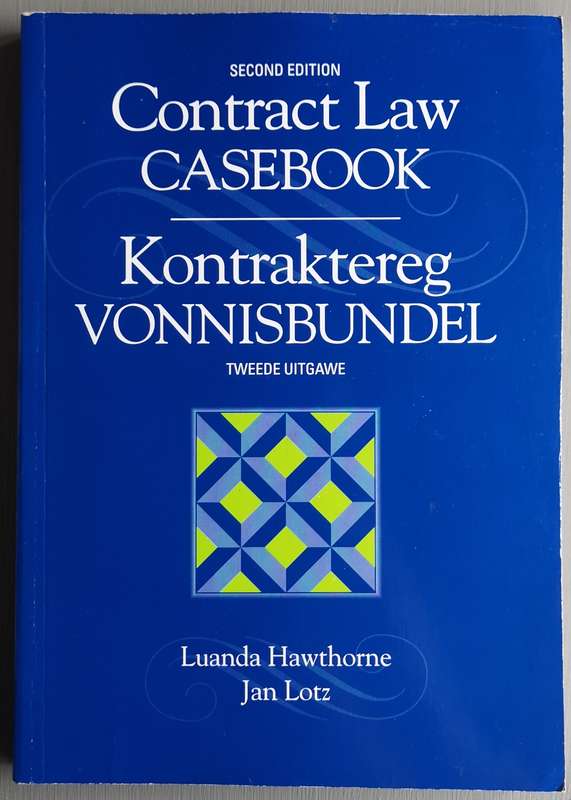 Contract Law Casebook, Kontraktereg vonnisbundel - Luanda Hawthorne