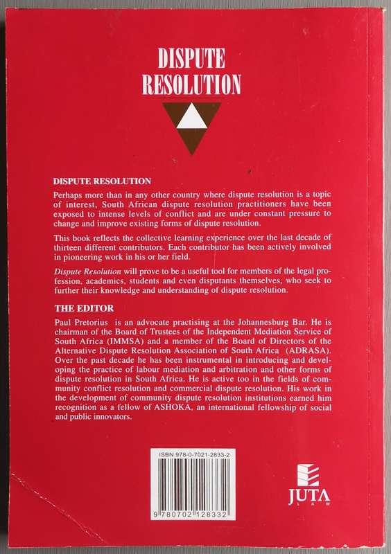 Dispute Resolution - Paul Pretorius