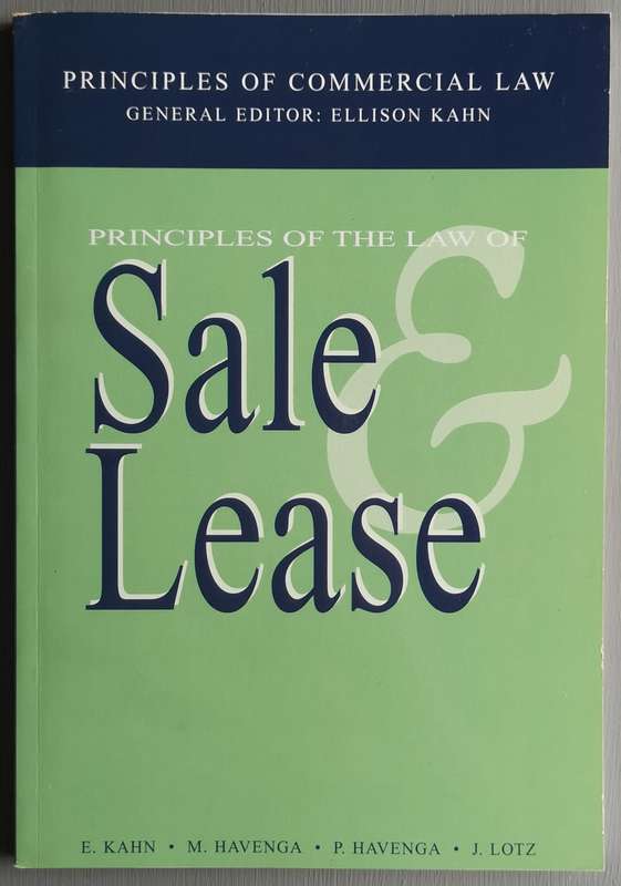 Priciples of the Law of Sale & Lease