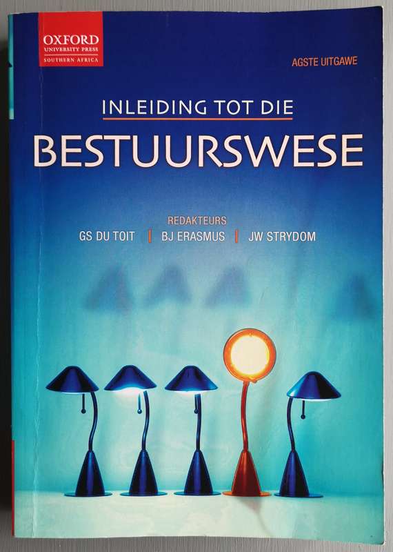Inleiding Tot Die Bestuurswese - G. Du Toit