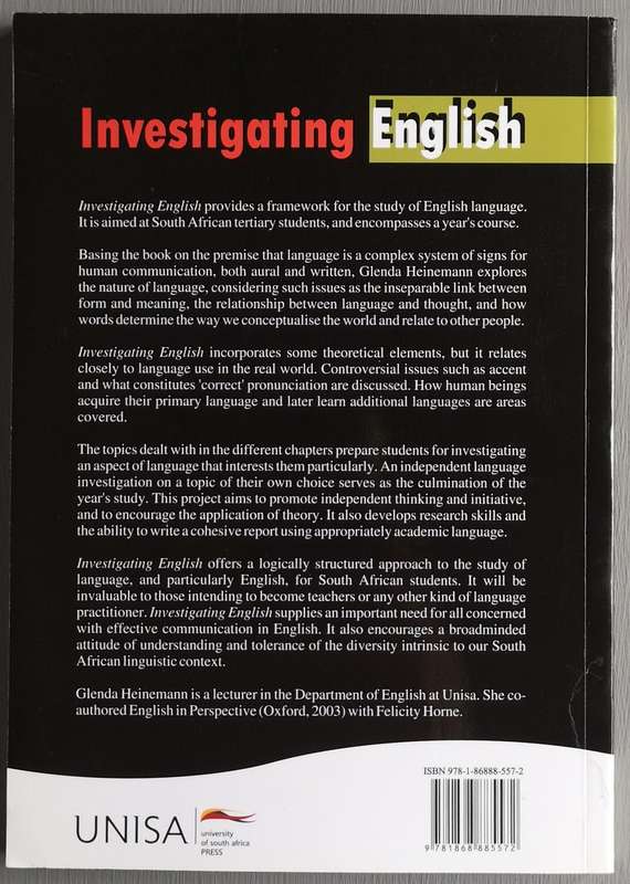 Investigating English - Glenda Heinemann