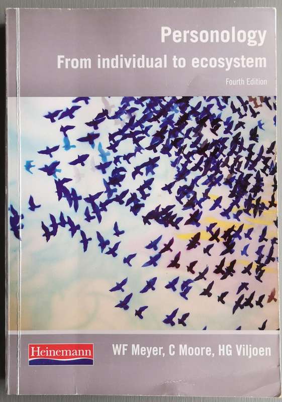 Personology: From individual to ecosystem - W.F. Meye