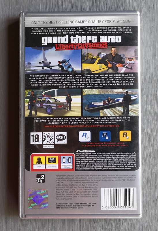 Grand Theft Auto: Liberty City Stories (PSP)