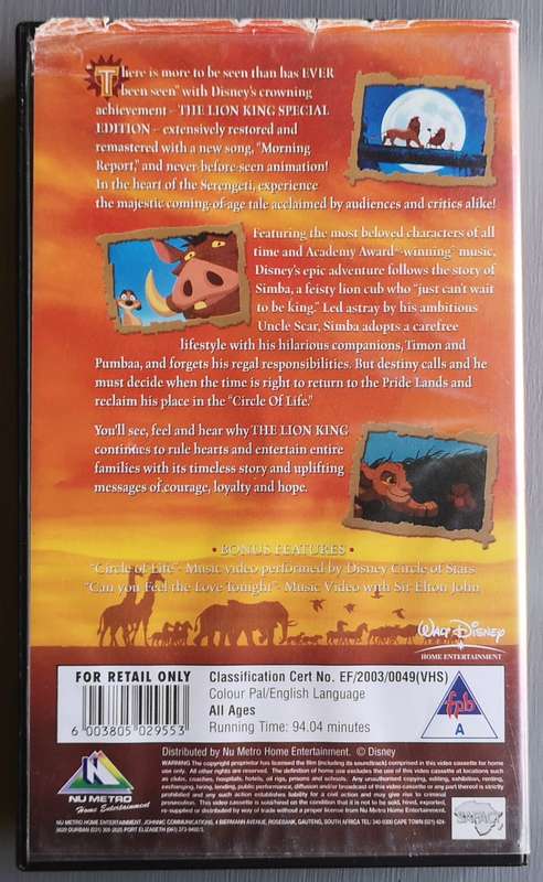 The Lion King (VHS)