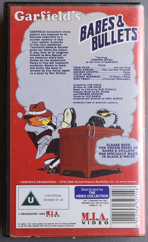 Garfield's Babes and Bullets (VHS)