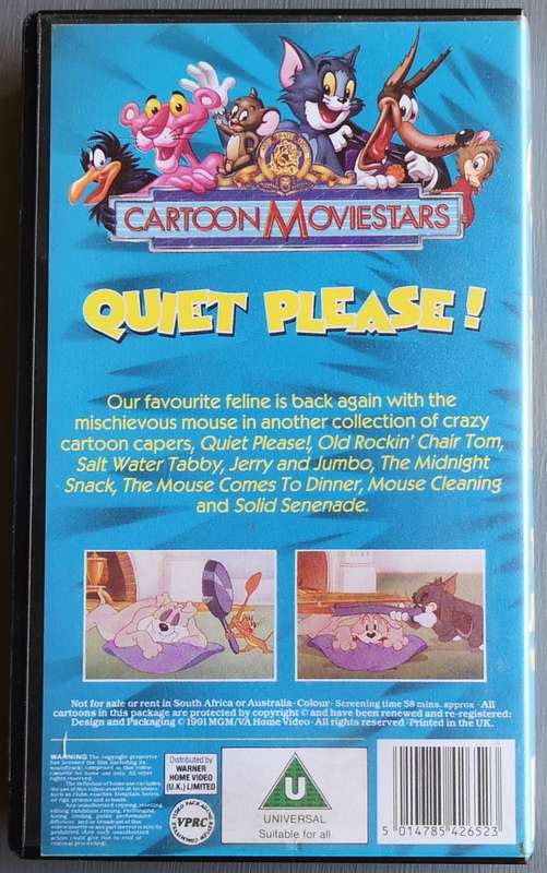 Tom and Jerry - Quiet Please (VHS)
