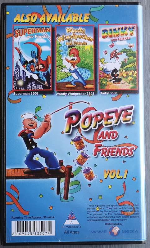 Popeye and Friends Vol. 1 (VHS)