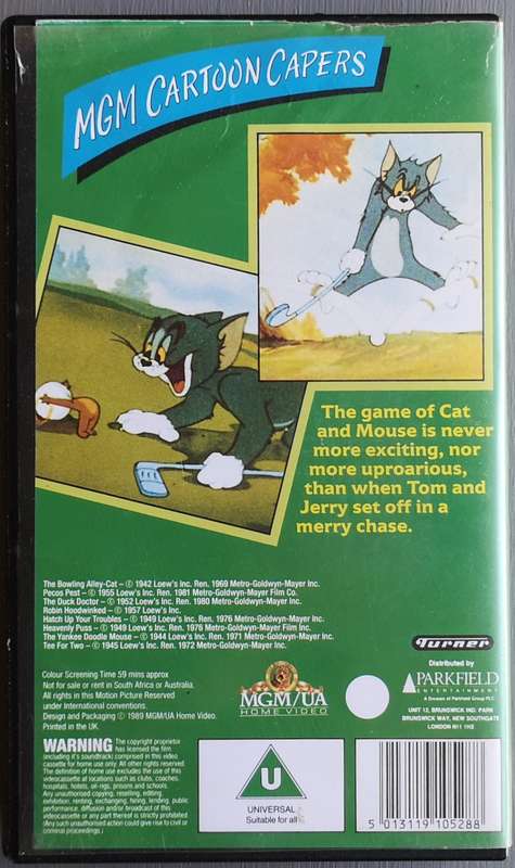 Tom and Jerry - Tee for Two (VHS)