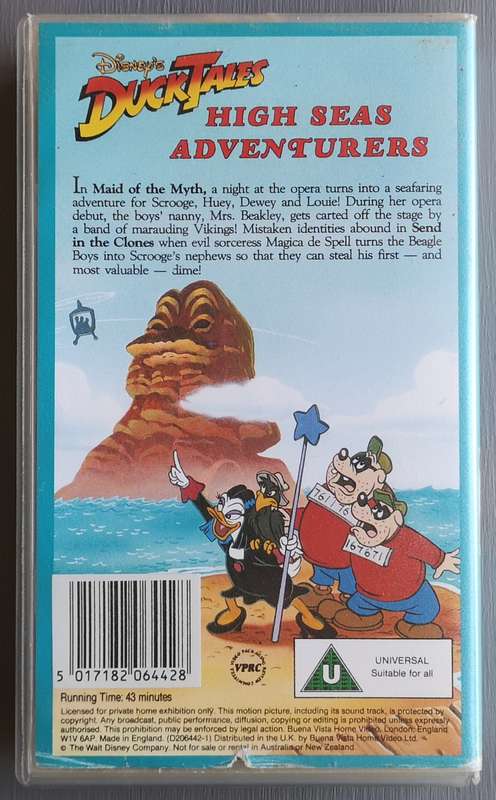 Duck Tales - High Sees Adventures (VHS)