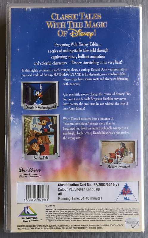 Walt Disney Fables (VHS)