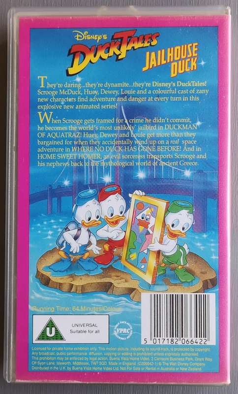 Ducktales - Jailhouse Duck (VHS)