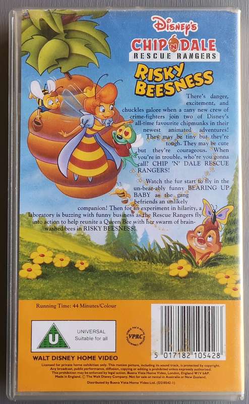Chip 'n Dale - Risky Beesness (VHS)