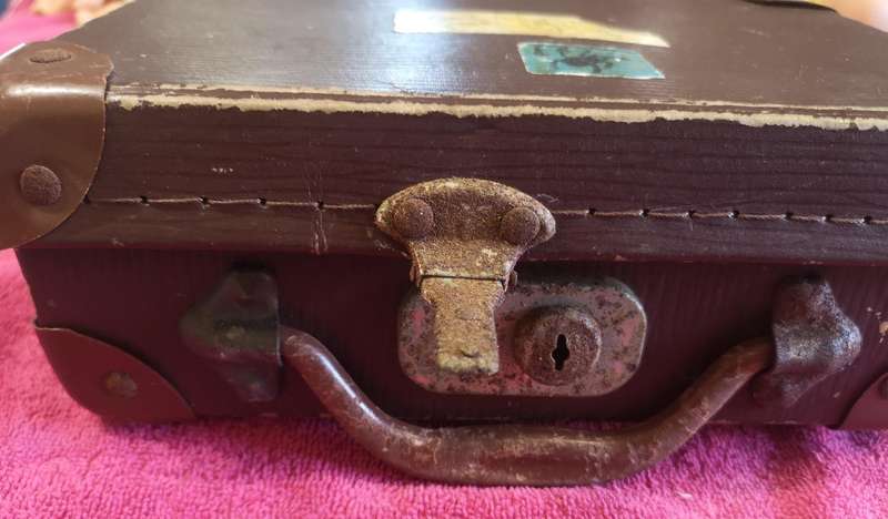 Vintage Brown Schoolcase