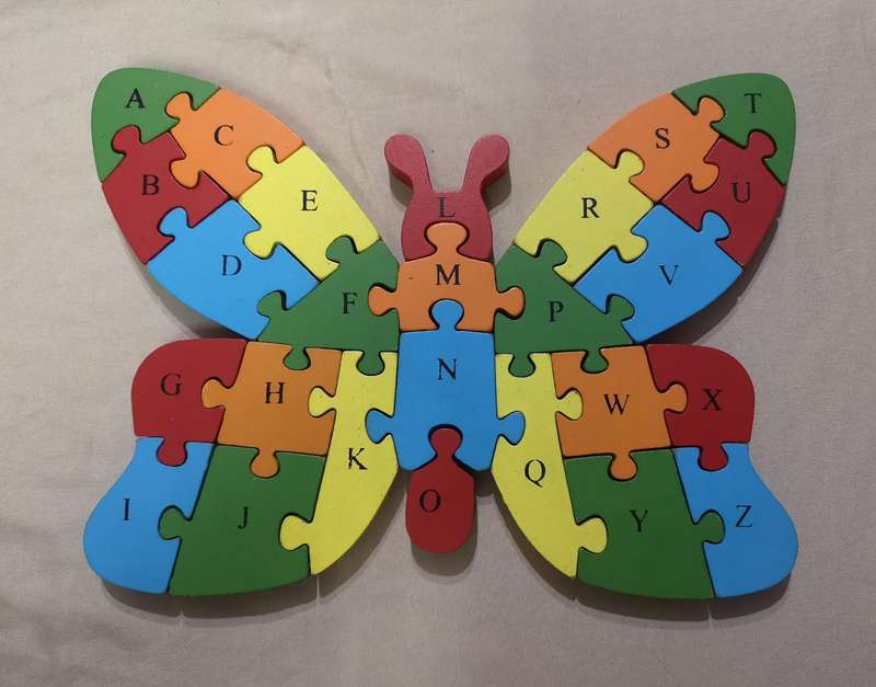 Wooden Alphabet and Numbers Block Set