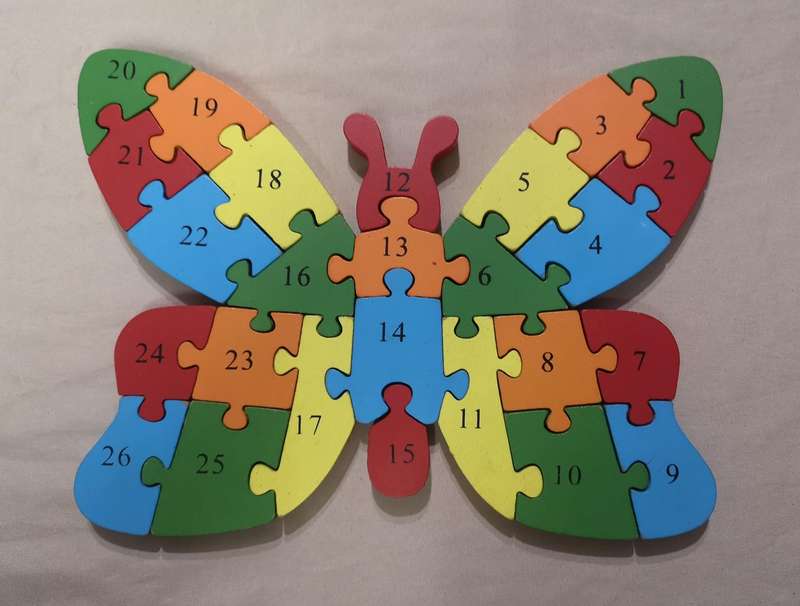 Wooden Alphabet and Numbers Block Set