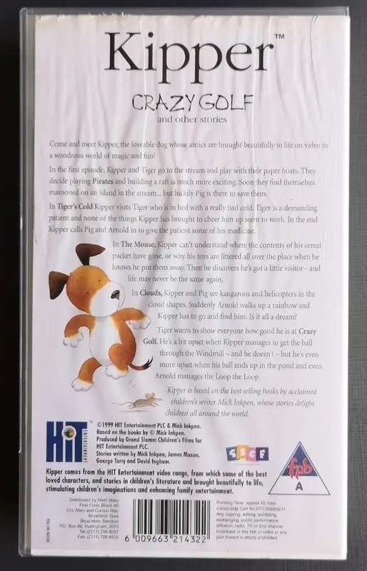 Kipper: Crazy Golf and Other Stories (VHS)