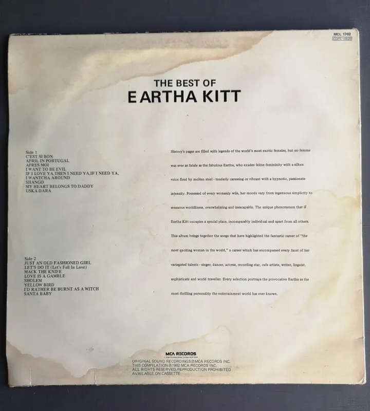 The Best of Eartha Kitt (Vinyl LP)