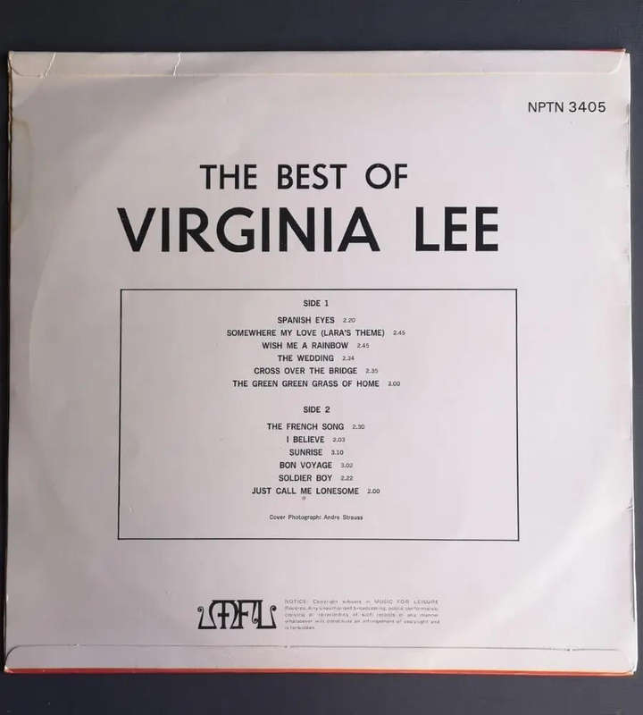 The Best of Virginia Lee (Vinyl LP)