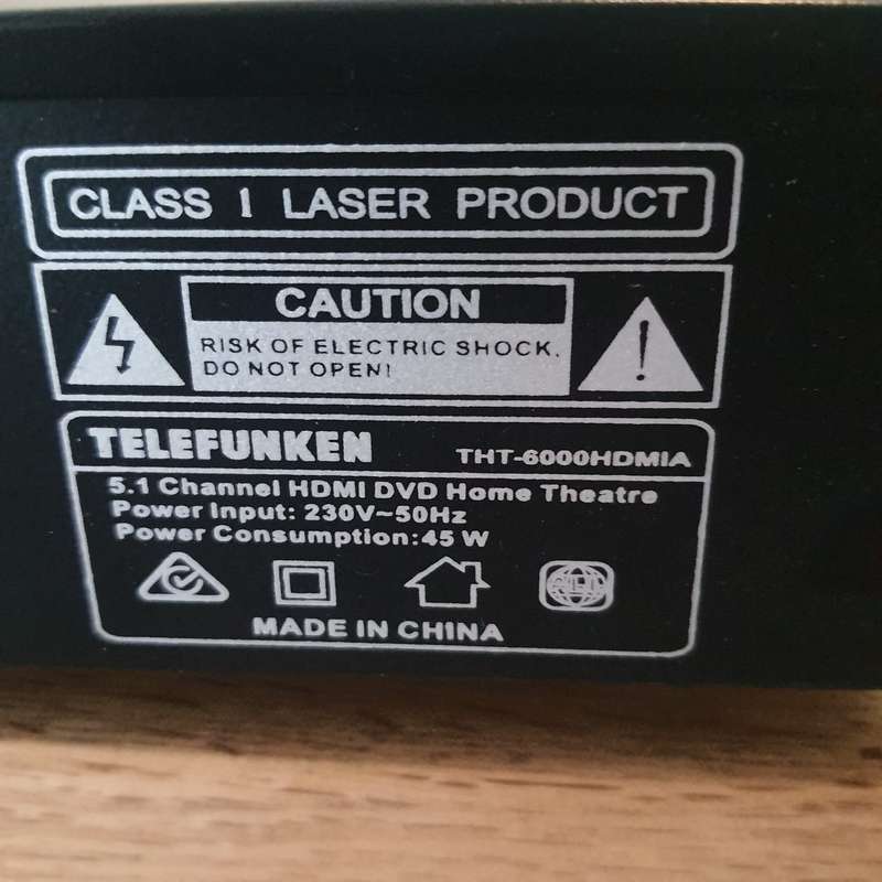 Telefunken THT-6000 HDMIA Home Theatre System