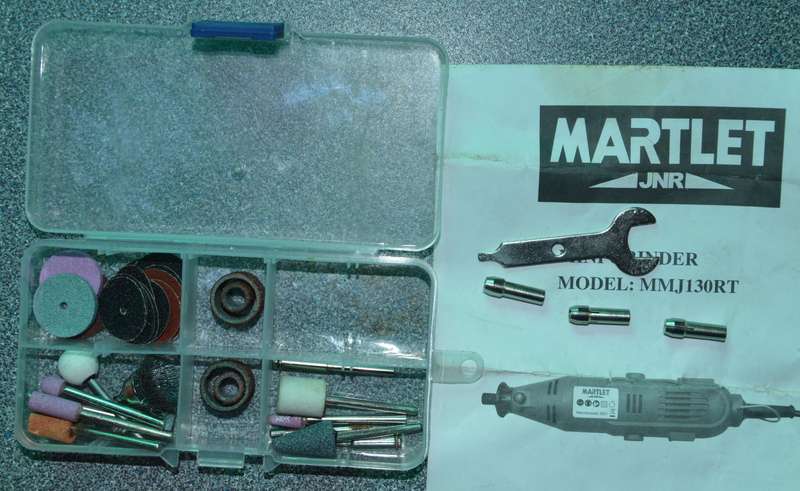 Rotary Tool & Accessory Set - Martlet MMJ130RT