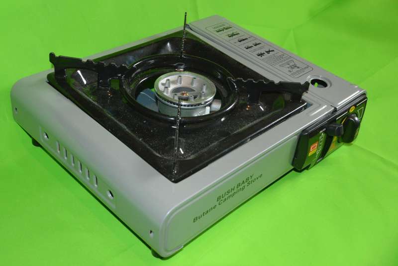 Single plate gas camp stove: Bushbaby