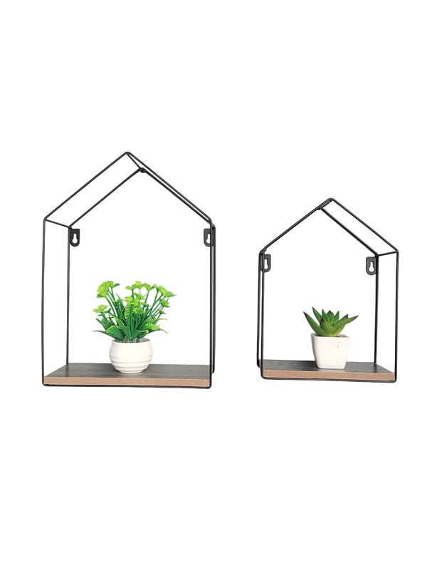 Wall Shelf House - Set of 2