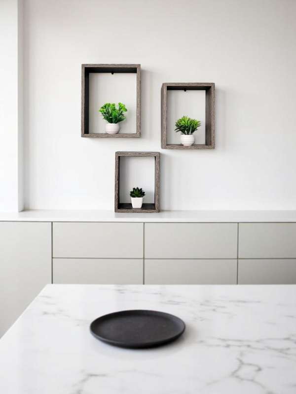 Wall Shelf Rectangle - Set of 3