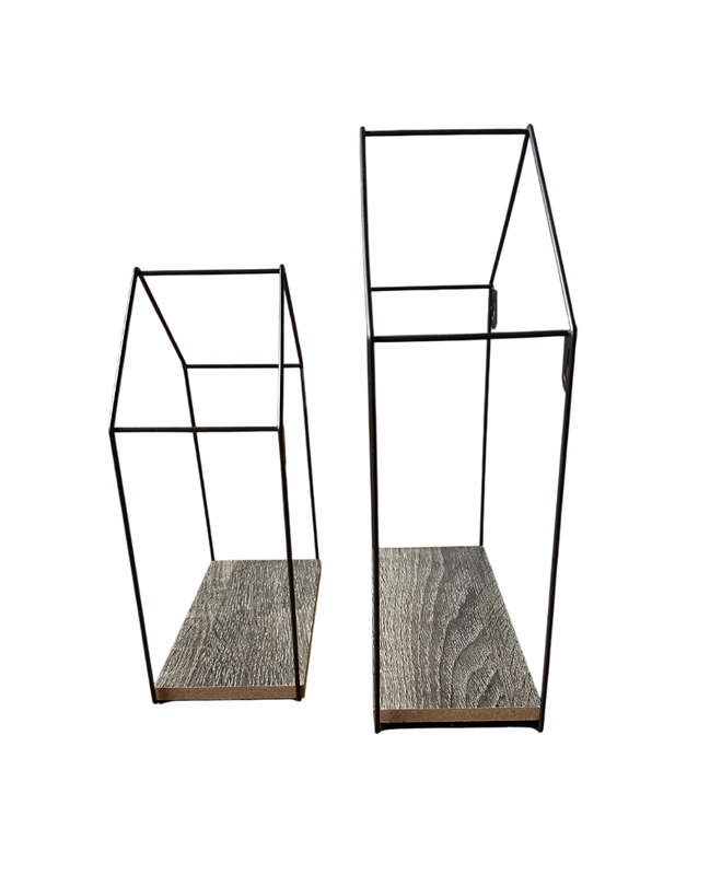 Wall Shelf House - Set of 2