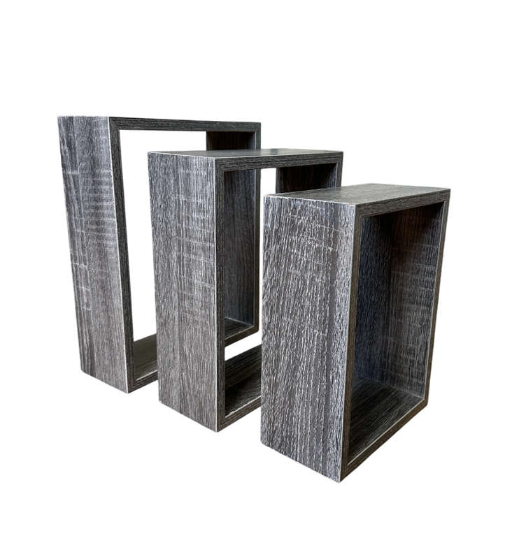 Wall Shelf Rectangle - Set of 3