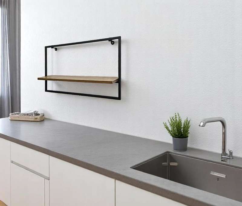 Rectangular Wall Shelf 1 Tier