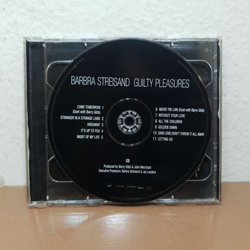 Guilty Pleasure album by Barbara Streisand & Barry Gibb in CD & DVD combo in unused condition.