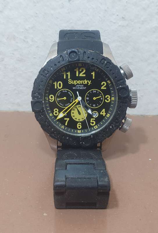 Superdry chronograph watch on sale