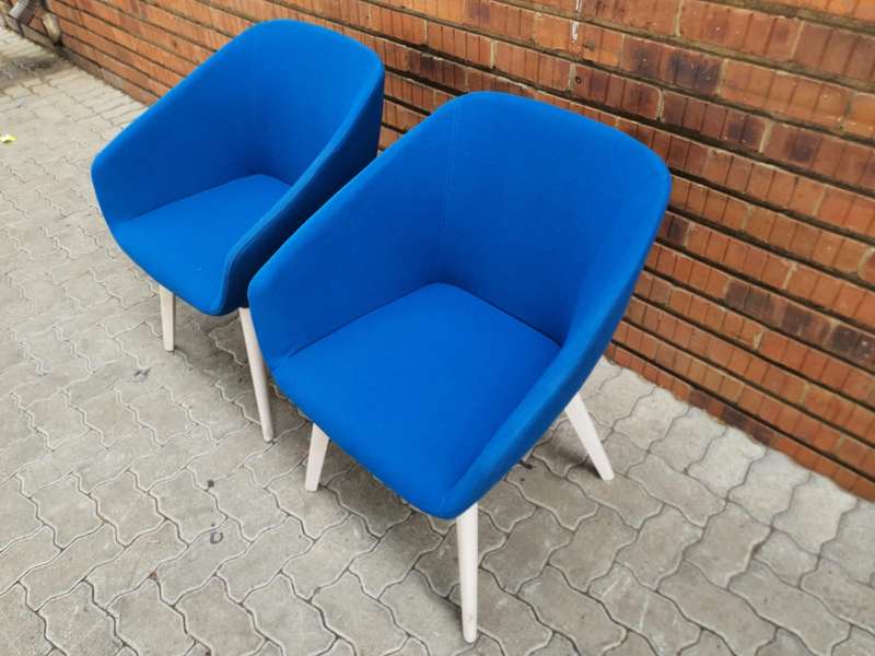 Blue Occasional Tub Chairs - Allemuir