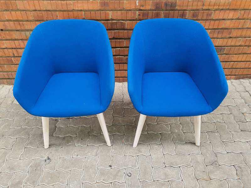 Blue Occasional Tub Chairs - Allemuir