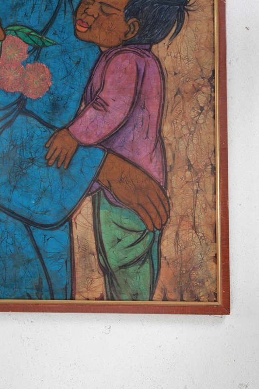 An original "Batik" Painting by Chuah Thean Teng - Untitled