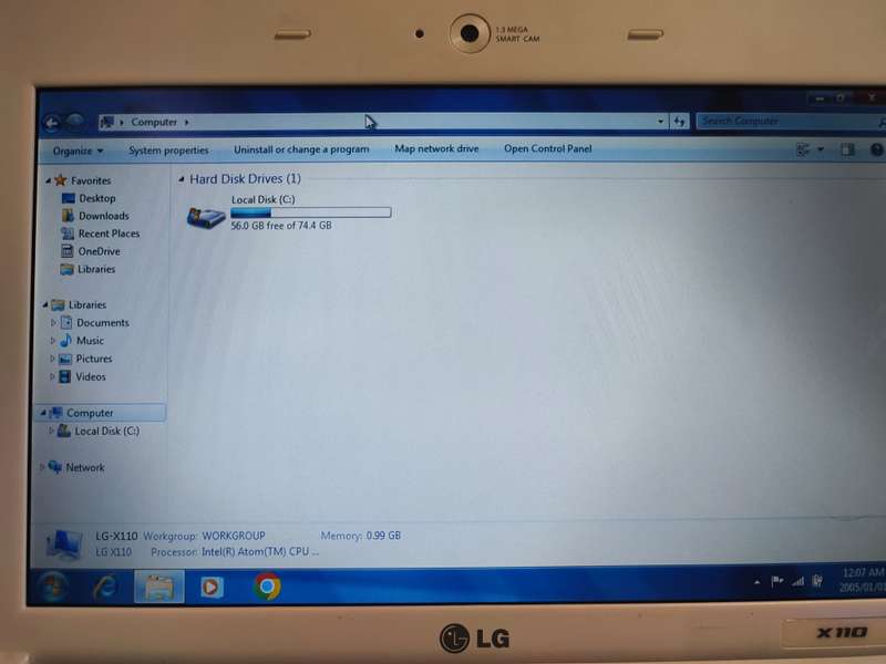 LG X110 Netbook (1.6 Ghz Intel Atom)
