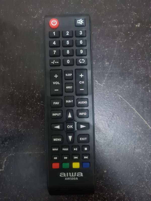 AIWA AW500A TV REMOTE CONTROL