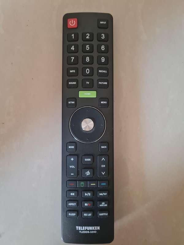 TELEFUNKEN TLEDDS-32HD SMART REMOTE CONTROL