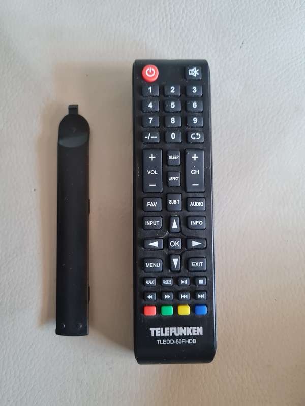 TELEFUNKEN TLEDD-HDB ORIGINAL REMOTE CONTROL