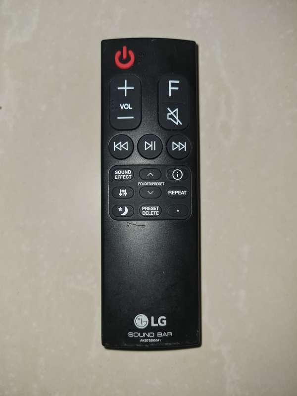 LG ORIGINAL SOUNDBAR REMOTE CONTROL
