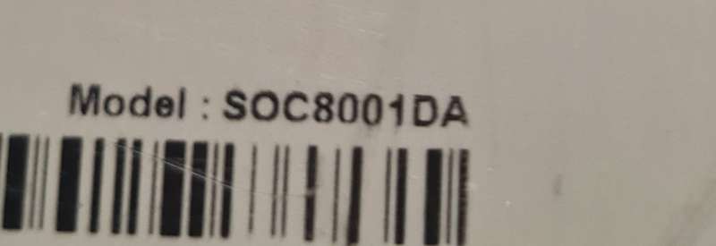 SAMSUNG SOC8001DA ONE CONNECT BOX AND CABLE