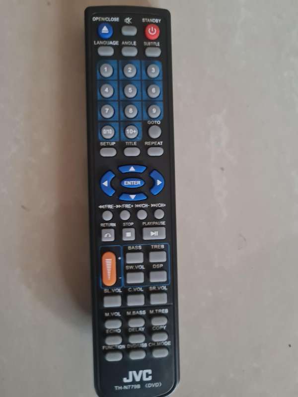 JVC TH-N779B 5.2CH HOME THEATER REMOTE CONTROL